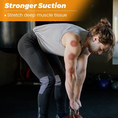 Scienlodic 3 in 1 Cupping Set,Electric Cupping Therapy Machine,Powerful Suction Heating Cupping Massager,Electronic Cupping Device,Rechargeable Adjustable Handheld Cupping Massage Tool for Back Body