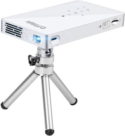 Pocket Portable Mini Projector, 1080P Pico Bluetooth Video Wifi DLP Projector HD Support Android 7.1 HDMI USB TF Card for Home Cinema , Wireless Display for Iphone Home Projector